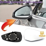 Side Heated Electric Wide Angle Wing Mirror Glass For Audi A4 S4 RS4 RS 4 B9 A5 S5 RS6 RS 5 2016-202
