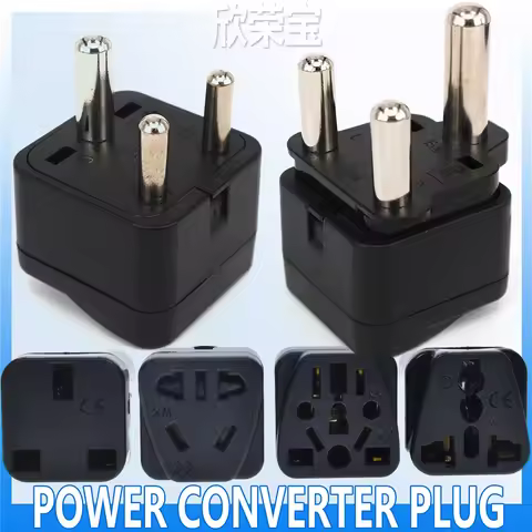 Universal Travel plug to UK,US,EU,small South Africa plug,AC power outlet,adapter,Nepal,India,Sri La