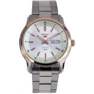 SEIKO SNKP12J1 Made in Japan SEIKO 5 Military AUTOMATIC 21 Jewels Analog Date Silver Tone Stainless Steel Case Bracelet Band WATER RESISTANCE CLASSIC UNISEX WATCH