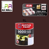 *📌📌*  1L Nippon Paint 9000 Gloss Finish Wood & Metal Leather 1200