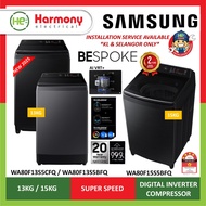 *𝐅𝐑𝐄𝐄 𝐈𝐍𝐒𝐓𝐀𝐋𝐋 𝐊𝐋* SAMSUNG 13kg / 15kg Top Load Washer WA80F13S5CFQ / WA80F15S5BFQ BESPOKE Washing Ma