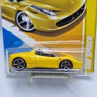 Diecast Hotwheels 1: FERRARI 458 SPIDER YELLOW/YELLOW