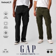 Gap Essential Straight Cargo Pants | Men's Long Cargo Pants