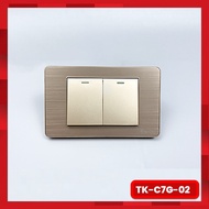 Genuine Tenko TK-C7G-02 2-Way and 2-Way Alloy Face Switch