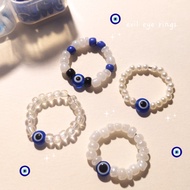 [Dubidam.id] Evil eye rings - evil eye bead rings