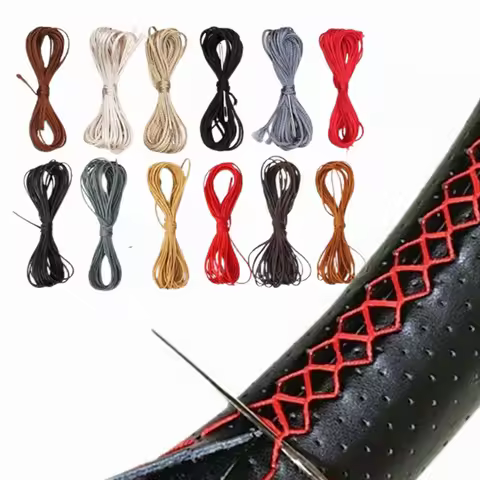 Needle and Thread Set For Car Steering Wheel Cover Hand Braiding DIY Kit