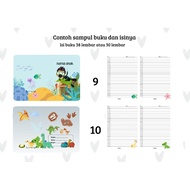 Custom book 30 sheets