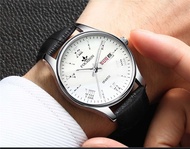 Đồng Hồ Nam Crnaira Fourron F888 số LA MÃ chạy 2 lịch Sang Trọng Dây Da Cao Cấp