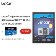 SHIPPINGbebas - MicroSD 512GB - SDXC V30 LEXAR 633x 512GB U3 A2