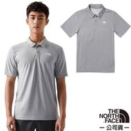 RV城市【The North Face】送》男 款快排立領短袖運動T恤 POLO衫 FLASHDRY登山排汗衣_7QOW