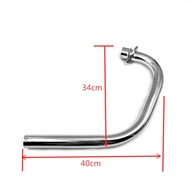 CG125 / WY125 Motorcycle Exhaust Pipe Before Retro Retrofit Exhaust Pipe with Accessories