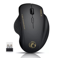 XINGHEC2 Chuột không dây Ergonomic máy tính IMICE chuột 2.4GHz Gamer PC Chuột quang với USB Receiver