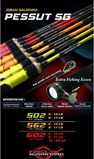 Joran Relix Nusantara PESSUT SG - Joran GALATAMA ada Stoper jorannya