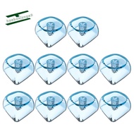 Blank Keycaps 1.7MM 10 Keys MOA 1U Keyboard Keycap PC Transparent Crystal for MX Switches Gaming Key