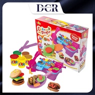 DCR Color Clay Playdoh Toy Plasticine Ice Cream Machine Maker Toys Color Dough BBQ Double Twister Color Play Doh