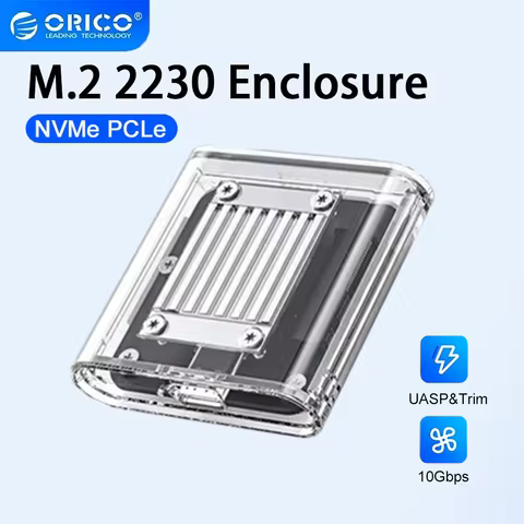 ORICO M2 SSD Case M.2 NVMe SSD Enclosure box For 2230 SSD Adapter USB 3.2 10Gbps Super Speed Externa