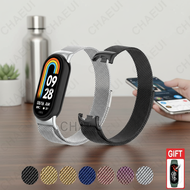 Stainless steel band for Xiaomi Smart Band 10 9 8 / Band 10 Ceramic Edition replacement arms