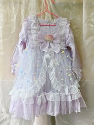 A009 女童長袖連身裙