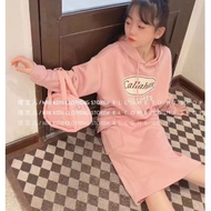 High-quality houdi dress Set with box for girls