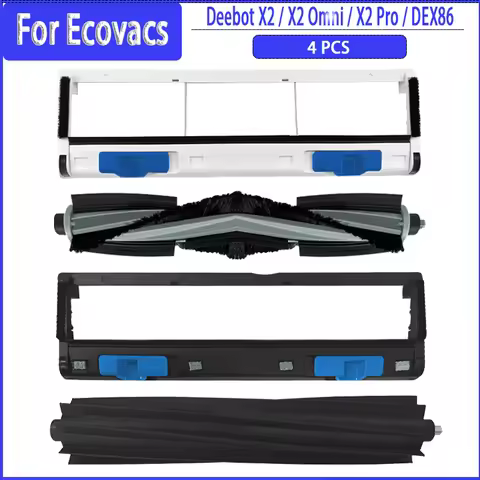 Roller Brush Cover Main Brush Holder For Ecovacs Deebot X2 Omni / X2 / X2 Pro / X2 Pro Plus / DE86 P