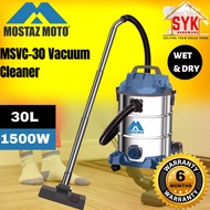 SYK Mostaz Moto MSVC-30 (30 Litre) 3 IN 1 Wet and Dry Vacuum Cleaner Blower Vacuum Heavy Duty Vacum 