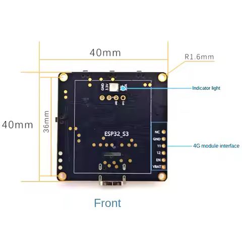 NEW ESP32 S3 Development Board with 1.54 Inch TFT LCD Display Speaker ESP32-S3 N16R8 Kit for AI Voic