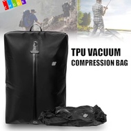 CHAAKIG Vacuum Bags for Travel, 44L Waterproof Vacuum Compression Bag, Professional Space Saver Reus