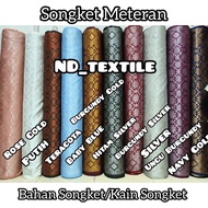 .../ Songket Material / Songket Fabric / Woven Songket Palembang/ Songket Meter Songket
