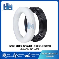 Nylon Tube Hose 6mm OD x 4mm ID x 100meter/roll
