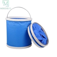 Foldable Water Bucket Car Wash Water Pail Fishing Camping Bucket Save Space Pail