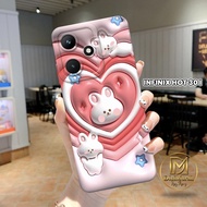 HP (DS1855) Pro Camera Phone Case INFINIX HOT 30i LOVE 3D MOTIF Ready For all types of Vivo Realme X