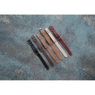 Handmade Leather Nato Strap / Handmade Nato Leather Watch Strap