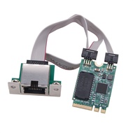 NEW M.2 A+E 2.5Gb Network Adapter RTL8125BG Chip M2 KEY A/E to RJ45 COM Port 2.5G/1000/100Mbps Gigab