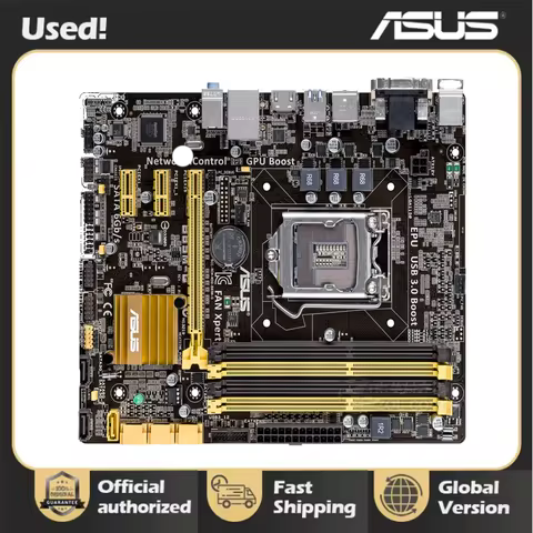 ASUS B85M-G LGA1150 4th intel i3 i5 i7 4790K CPU 4*DDR3 32GB 4*SATAIII M-ATX Motherboard