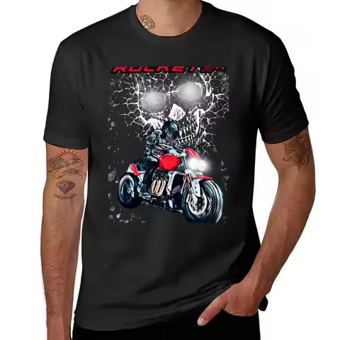 Rocket 3 R T-Shirt new edition plain sweat Aesthetic clothing mens t shirts pack