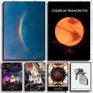 Band C-COLDPLAY Album Cover Wall Art. HD Canvas Print Poster, Suitable for, Home, Living Room Room D