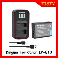 KingMa Canon LP-E10 (1020mAh) Battery and LCD Dual Charger Kit for Canon EOS 1200D 1300D 1500D 1100D