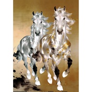 Poster Picture Horse 200 Gram Thick Paper No Frame Auspicious Enhance Feng Shui Decorate Your Home S