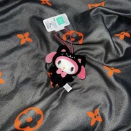 日本正版 Sanrio 黑貓裝扮 Melody 吊飾 掛飾 掛件 公仔