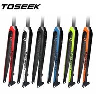 TOSEEK T800 Carbon Fork Bike MTB Forks Bicycle Mountain Fork Fit For Wheel 26Er 27.5Er 29Er QR 9*10