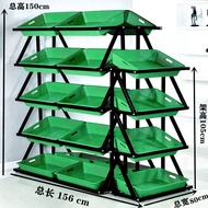 Supermarket Fruit Vegetable Shelf Display Rack Multifunctional Fresh Fruit Shop Vegetable Shop Conve