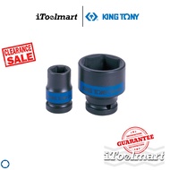 KINGTONY Short Round Socket 3/4 Inch Hole 6-Sided Model 6515M Available In Sizes 17-40 mm.