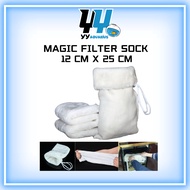 YYAquarius Aquarium Magic Filter Sock Durable Polyester Fiber Felt Bag For Fish Tank Filter Cotton M