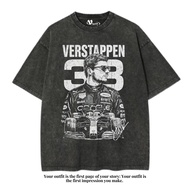 VEGA88 *max verstappen 33* Oversized T-shirt | Oversized t-shirt | Washed t-shirt | Washing washing 