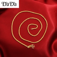 emas 916 gold necklace twist chain jewelry gold necklace women