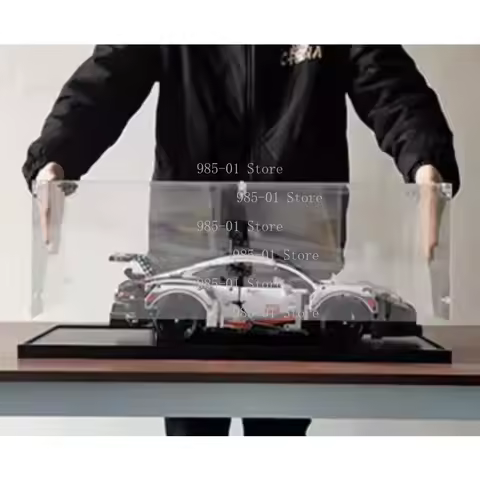 Transparent Acrylic Display Box - Dust-Free Cover for LEGO 10294 Titanic Building Block Model