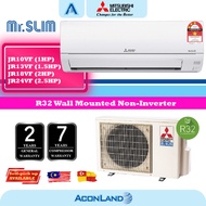 Mitsubishi Aircond | MR Slim JR Series Non-Inverter Air Conditioner - 1.0HP/1.5HP/2.0HP/2.5HP