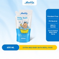 Anakku Extra Mild Baby Bath Refill Pack (600ml) Sabun Mandian Bayi 175-050