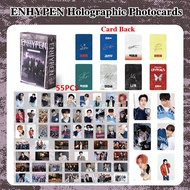โฟโต้การ์ด KPOP KPOP 55ชิ้น/กล่อง ENHYPEN CORTIS KATSEYE บัตรโฮโลแกรม BLACKPINK การ์ด LOMO