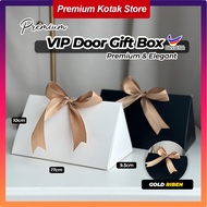 YJL 50pcs Kotak Hadiah Pintu Perkahwinan Segi Tiga Premium Elegant VIP Wedding Door Gift Goodies Box